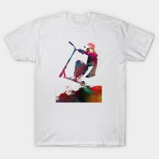 scooter sport art #scooter #sport T-Shirt